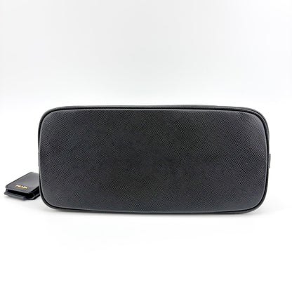 Prada Matinee Saffiano Leather, Black, Leather, Handbag
