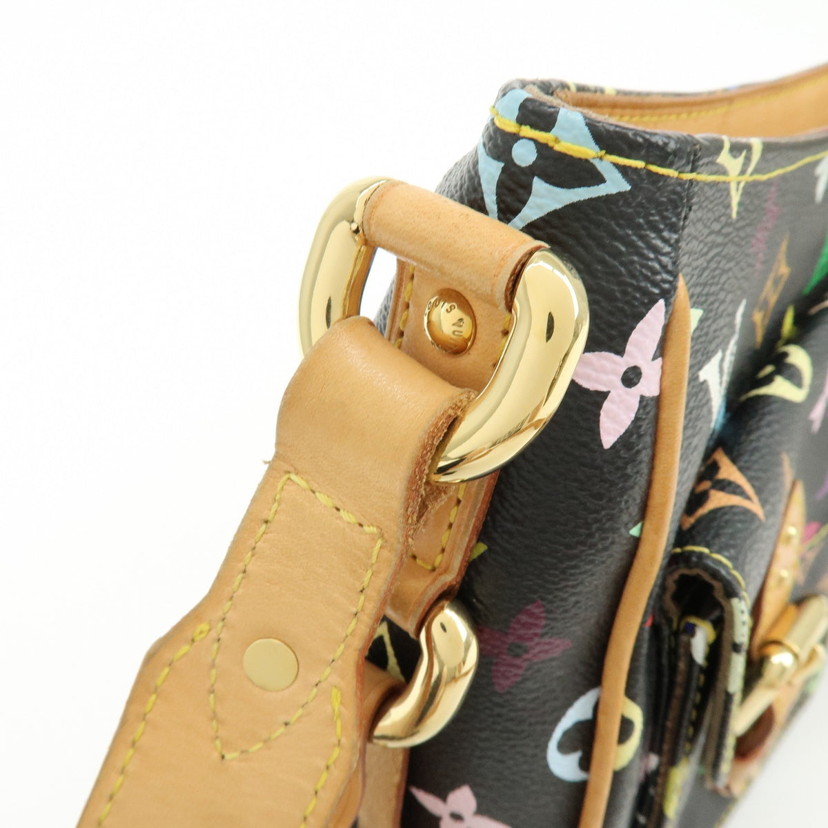 Louis Vuitton Lodge Monogram Multicolor, Black, Canvas, Handbag