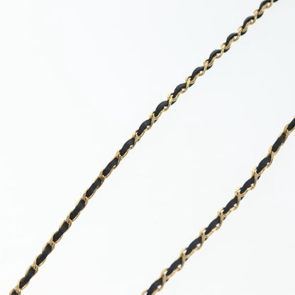 "Chanel CC Perfume Bottle Pendant Chain Long Metal with Leather, Crystals and Faux Pearl", Gold, Metal, Necklace