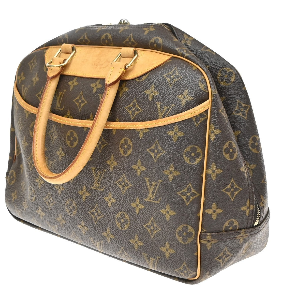 Louis Vuitton Deauville Monogram Canvas, Brown, Canvas, Handbag