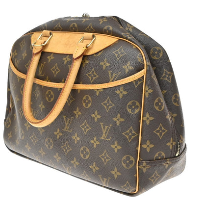 Louis Vuitton Deauville Monogram Canvas, Brown, Canvas, Handbag