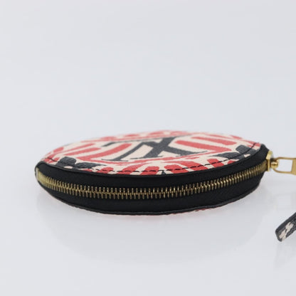 Louis Vuitton Round Coin Purse Limited Edition Crafty Monogram Giant, Red, Canvas, Clutch