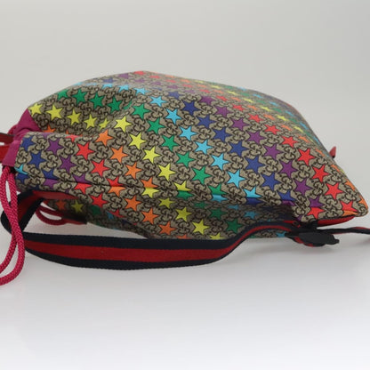 Gucci Children's Drawstring Printed GG Coated Canvas, Multicolour, Canvas, Backpack