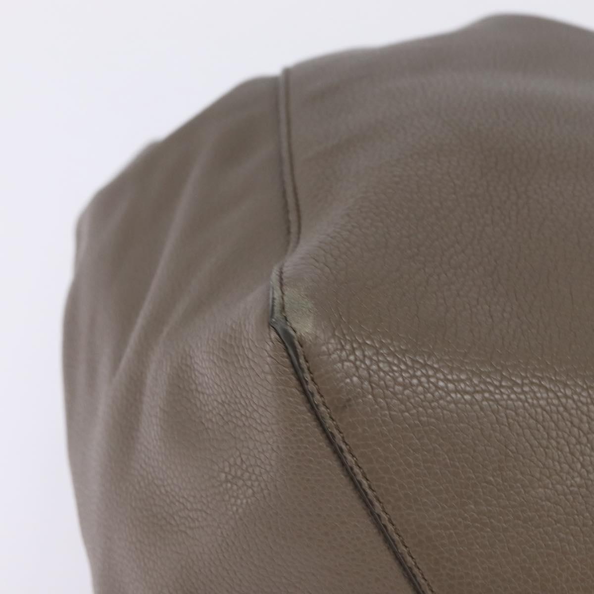 Celine Phantom Cabas Leather, GRAY, LEATHER, Tote bag