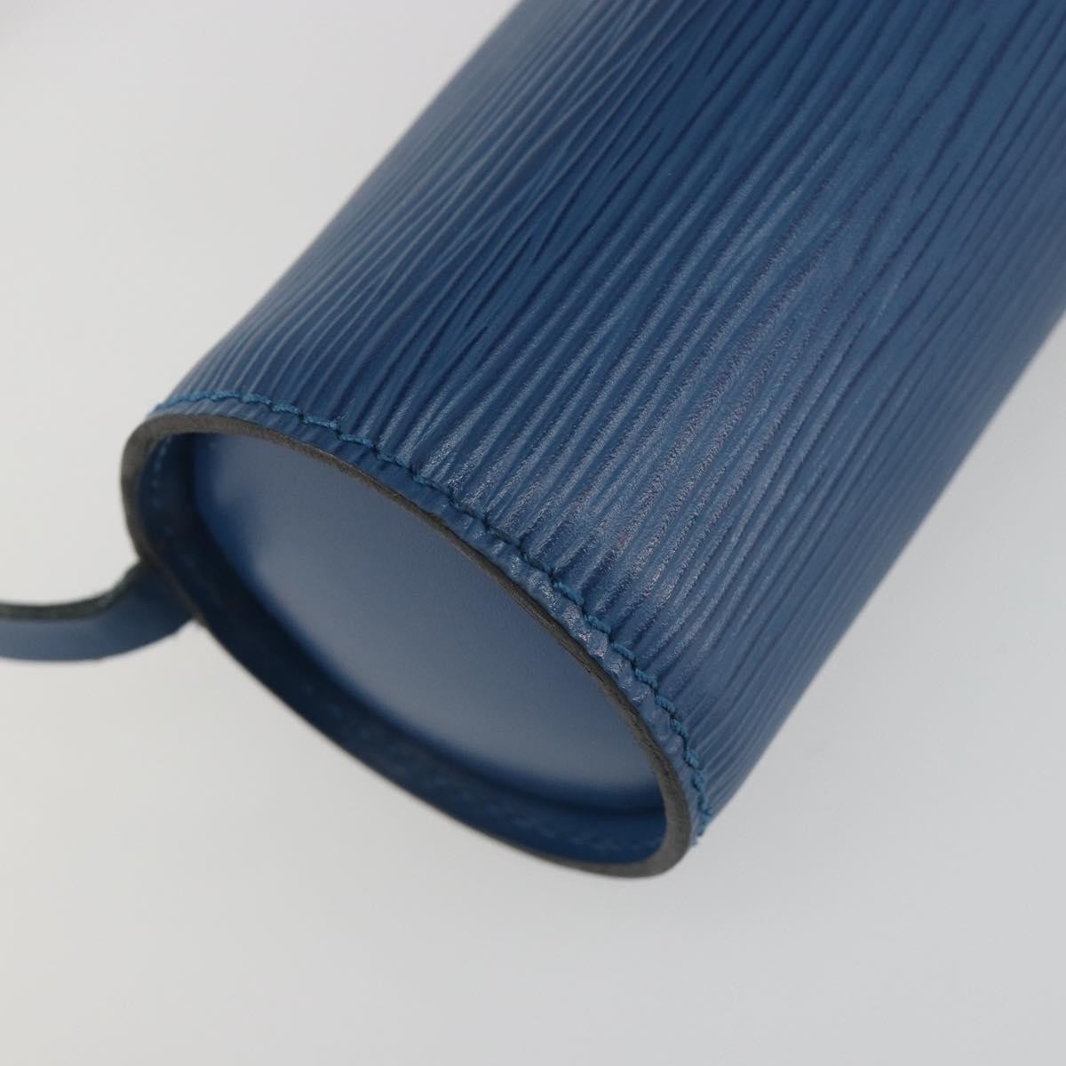 Louis Vuitton Soufflot Pochette Epi Leather, Blue, Leather, Clutch