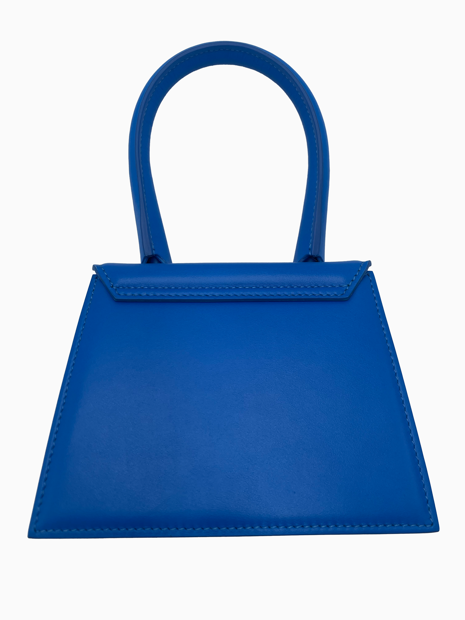 Jacquemus Le Chiquito Moyen Bag Leather, BLUE, LEATHER, Bag