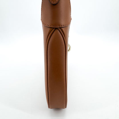Gucci Jackie 1961 Hobo Leather, Brown, Leather, Shoulder Bag