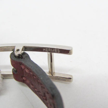 Hermes Hapi 3 Leather, Burgundy, Leather, Bracelet
