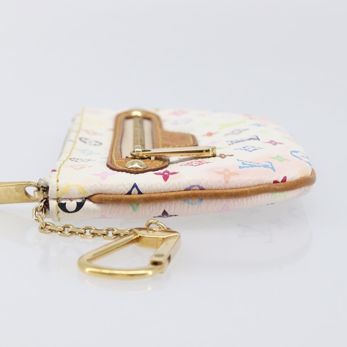 Louis Vuitton Pochette Plate Monogram Multicolor, Multicolour, Canvas, Clutch