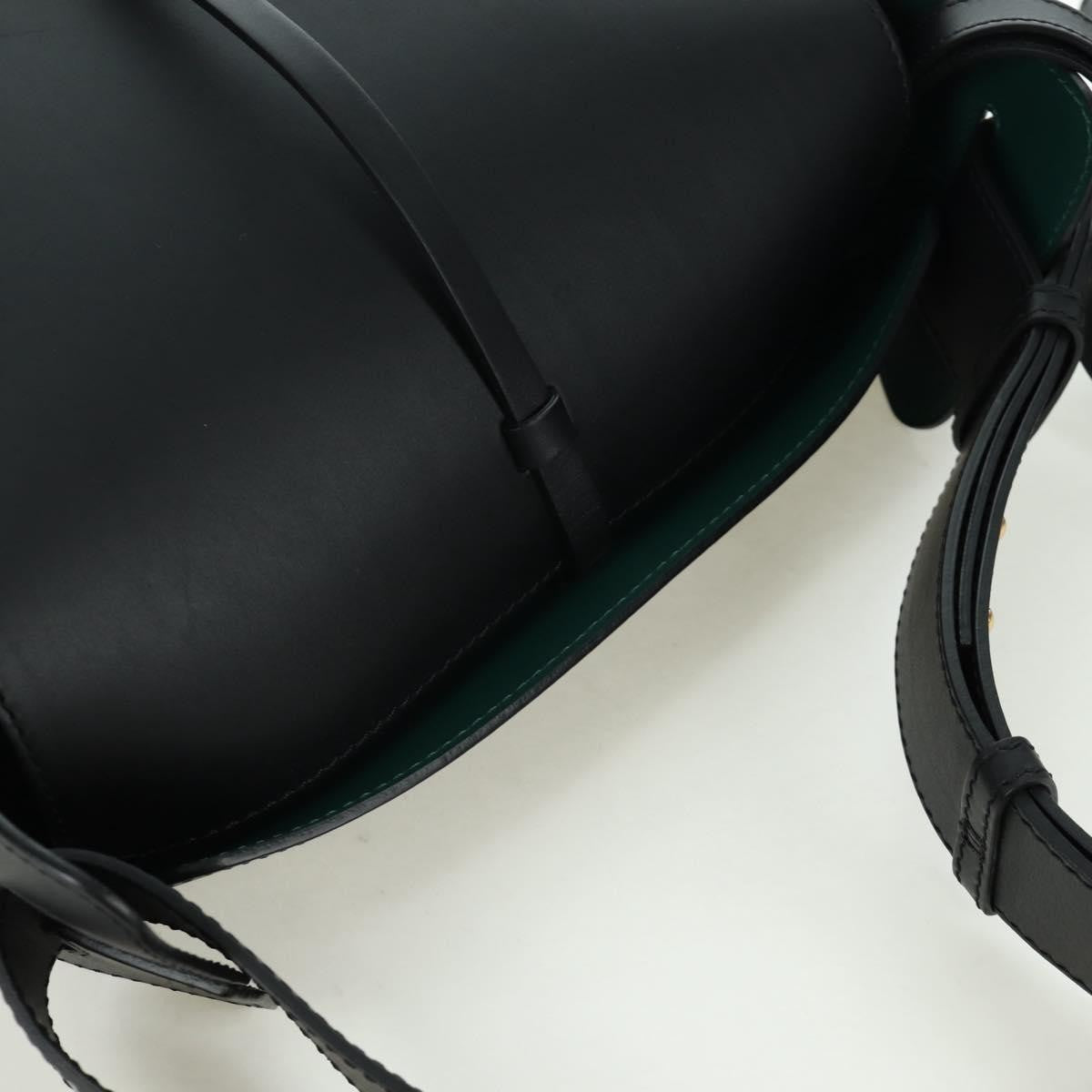 Burberry Supple Bucket Leather, Black, Leather, Handbag