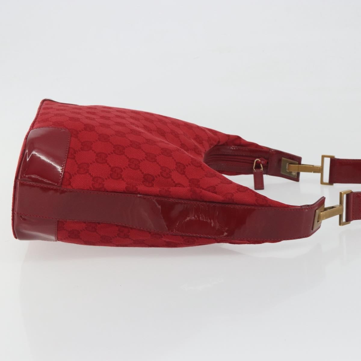 Gucci GG Shoulder GG Matelasse Leather, Red, Canvas, Shoulder Bag