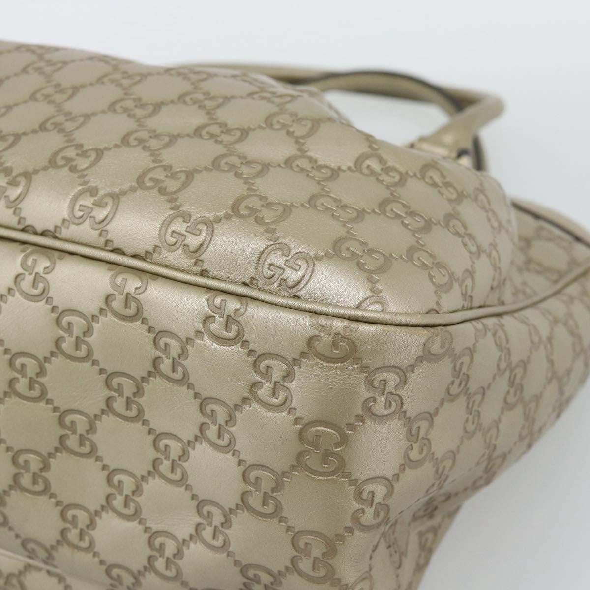 Gucci Sukey Top Handle Guccissima Leather, Gold, Leather, Tote Bag