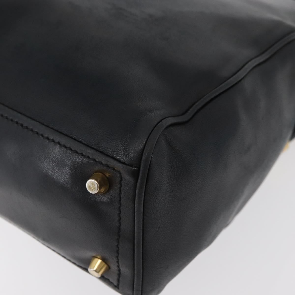 Prada Tote Leather, Black, Leather, Tote Bag