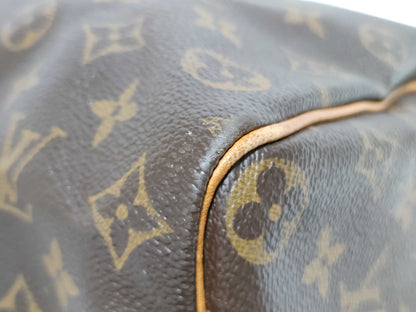 Louis Vuitton Speedy Handbag Monogram Canvas, Brown, Canvas, Handbag