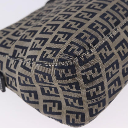 Fendi Baguette Zucca Canvas, Navy, Canvas, Handbag