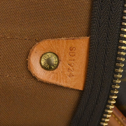 Louis Vuitton Keepall Monogram, Brown, Canvas, Travel Bag