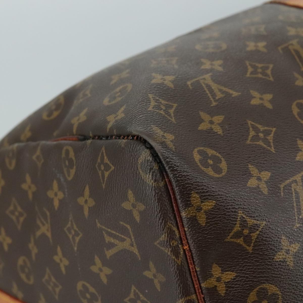 Louis Vuitton Keepall Bag Monogram Canvas, BROWN, CANVAS, Travel bag