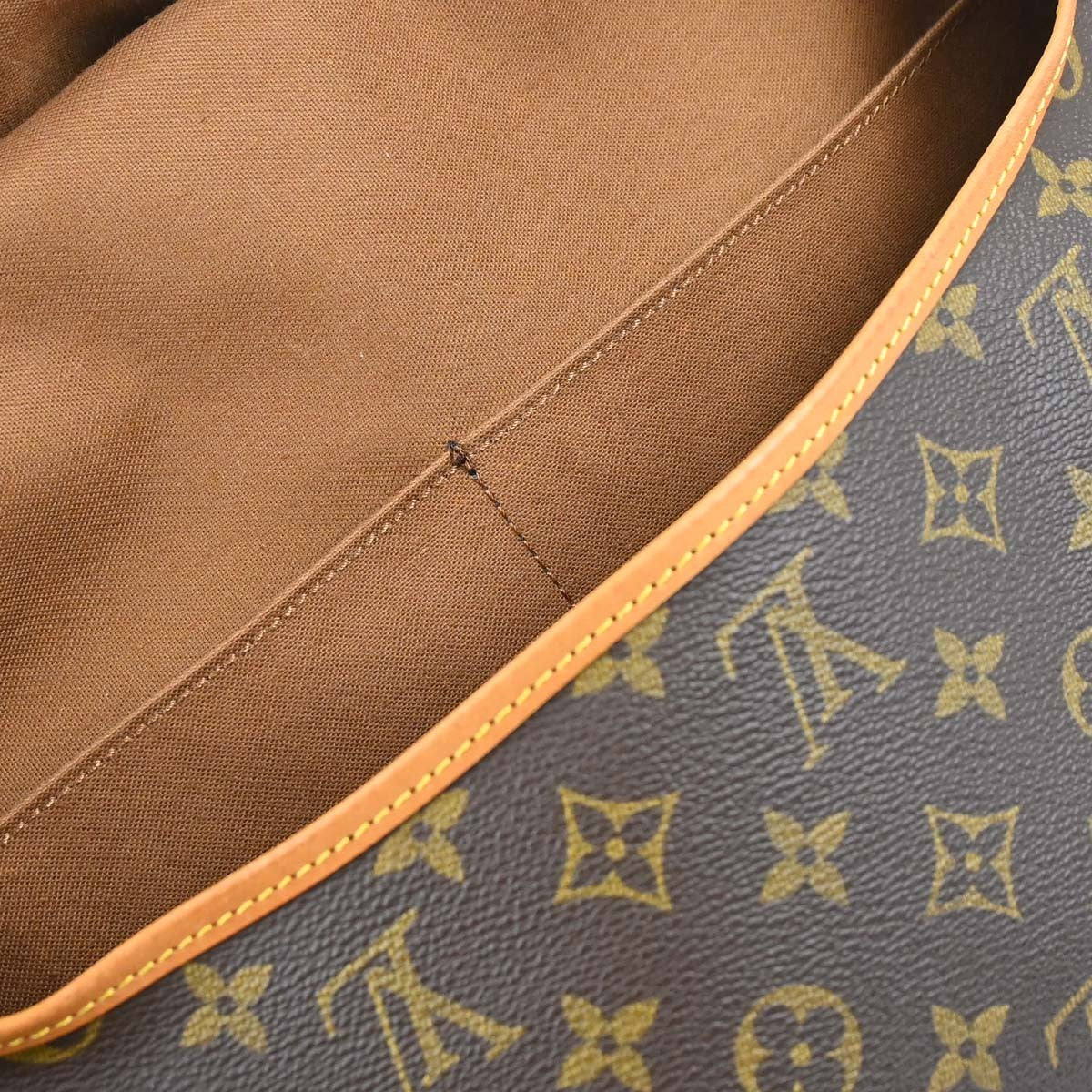 Louis Vuitton Saumur Monogram Canvas, Brown, Canvas, Shoulder Bag