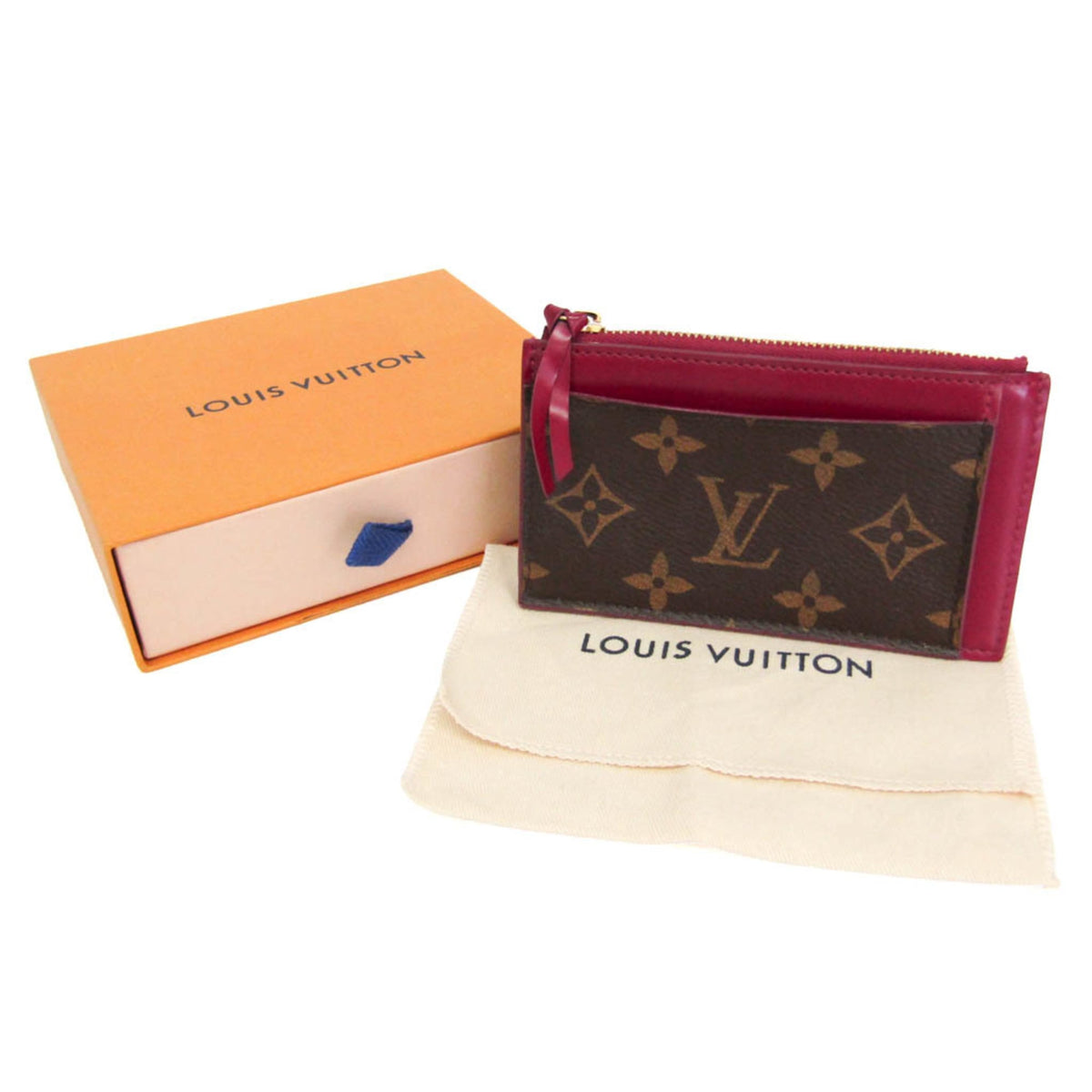 Louis Vuitton Zipped Card Holder NM Monogram Canvas, Brown, Canvas, Card Holder