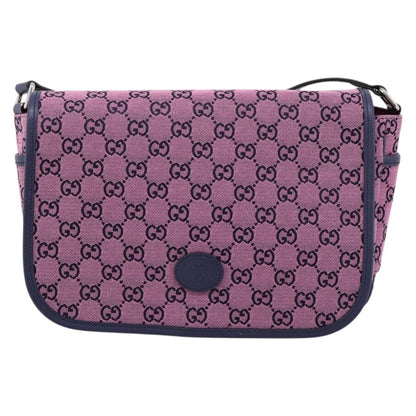 Gucci Children's Messenger GG Canvas, Pink, Canvas, Handbag