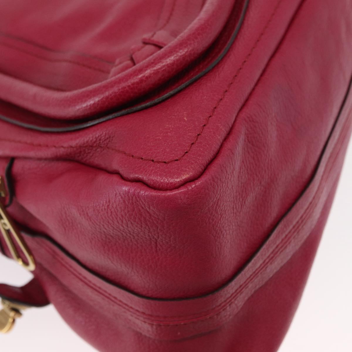 Chloe Paraty Handbag Quilted Leather, PINK, LEATHER, Handbag