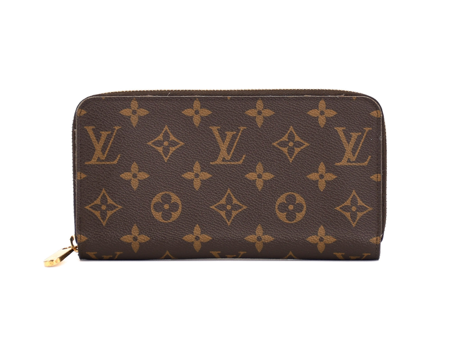 Louis Vuitton Zippy Organizer Monogram Canvas, Brown, Canvas, Wallet