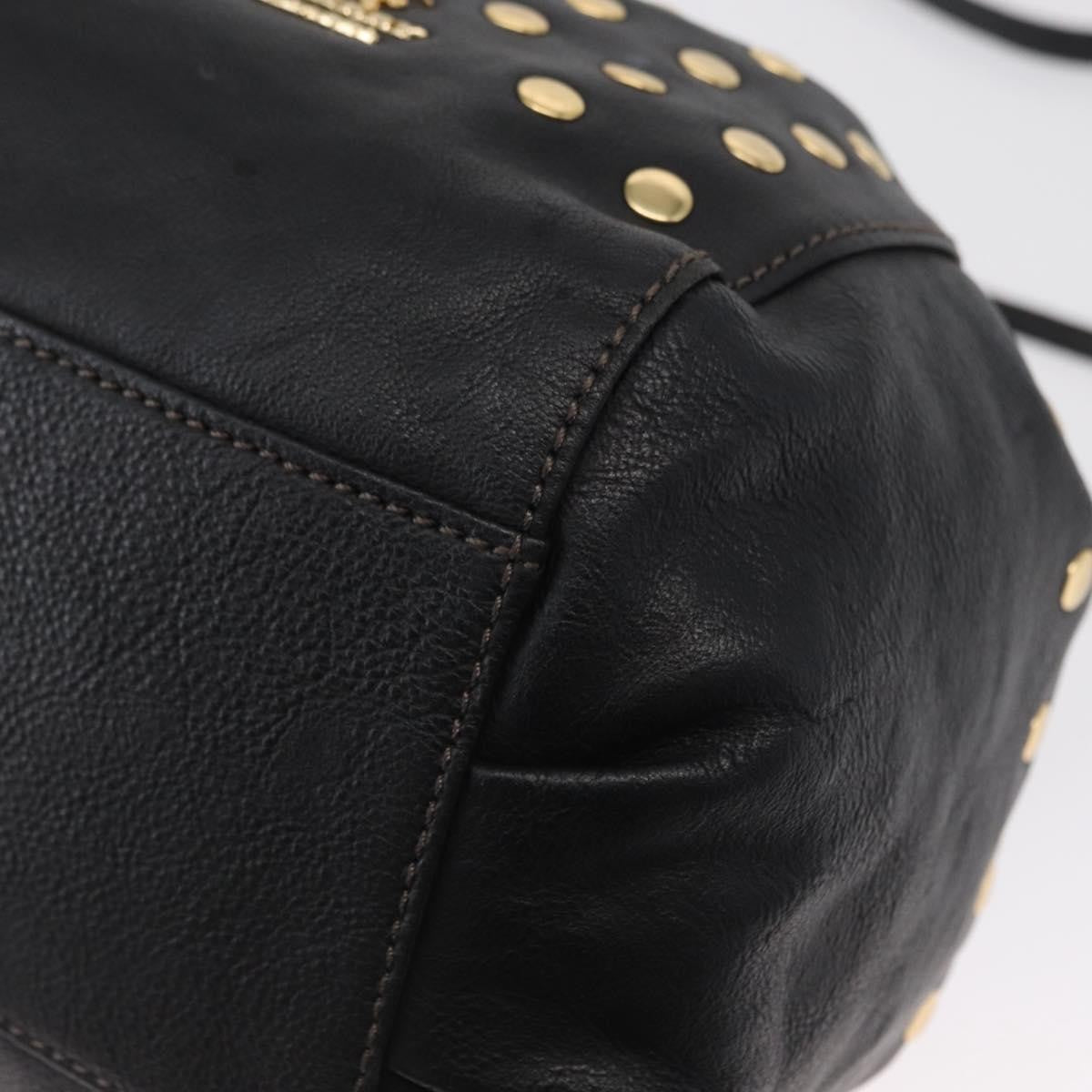 Burberry Blue Label Leather, Black, Leather, Shoulder Bag