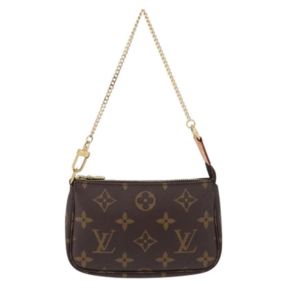 Louis Vuitton Mini pochette accessoires Canvas, Brown, Canvas, Clutch