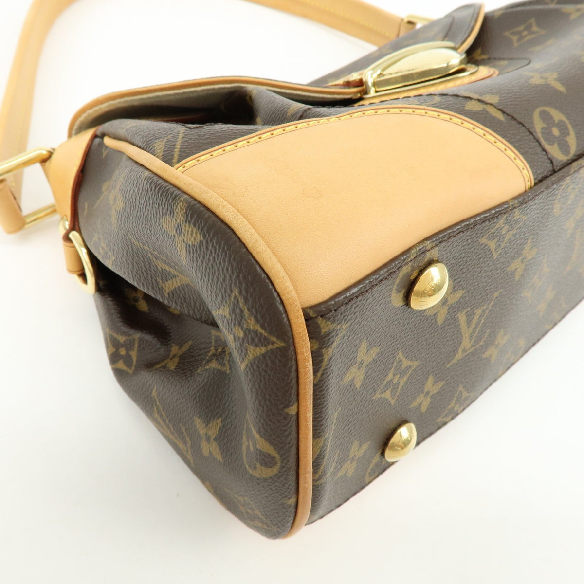 Louis Vuitton Beverly Monogram Canvas, Brown, Canvas, Handbag