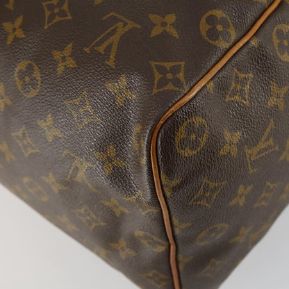 Louis Vuitton Speedy Handbag Monogram Canvas, BROWN, CANVAS, Handbag