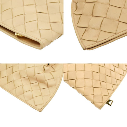 Bottega Veneta BV Twist Intrecciato Nappa, Beige, Leather, Handbag