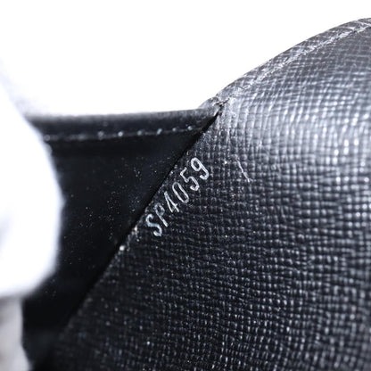 Louis Vuitton Agenda Cover Epi Leather, Black, Leather, Wallet