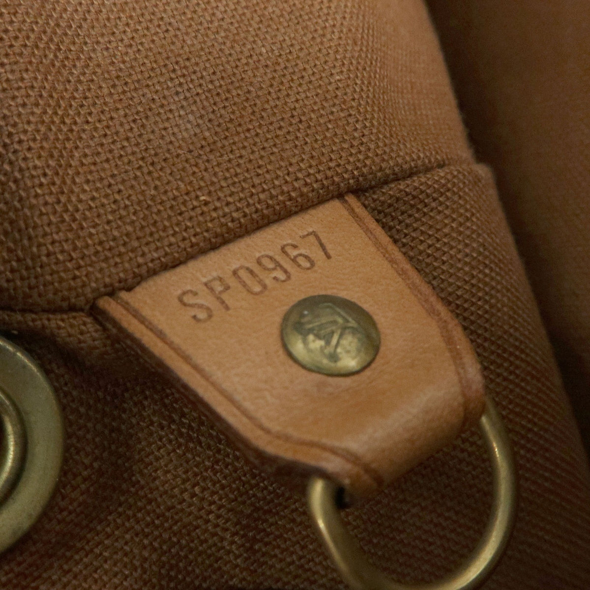 Louis Vuitton Vintage Montsouris Monogram Canvas, Brown, Canvas, Backpack