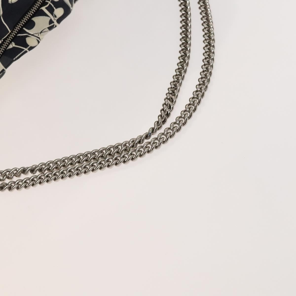 Chanel Kaleidoscope Chain Quilted Printed Satin, Black, Silk, Tote Bag