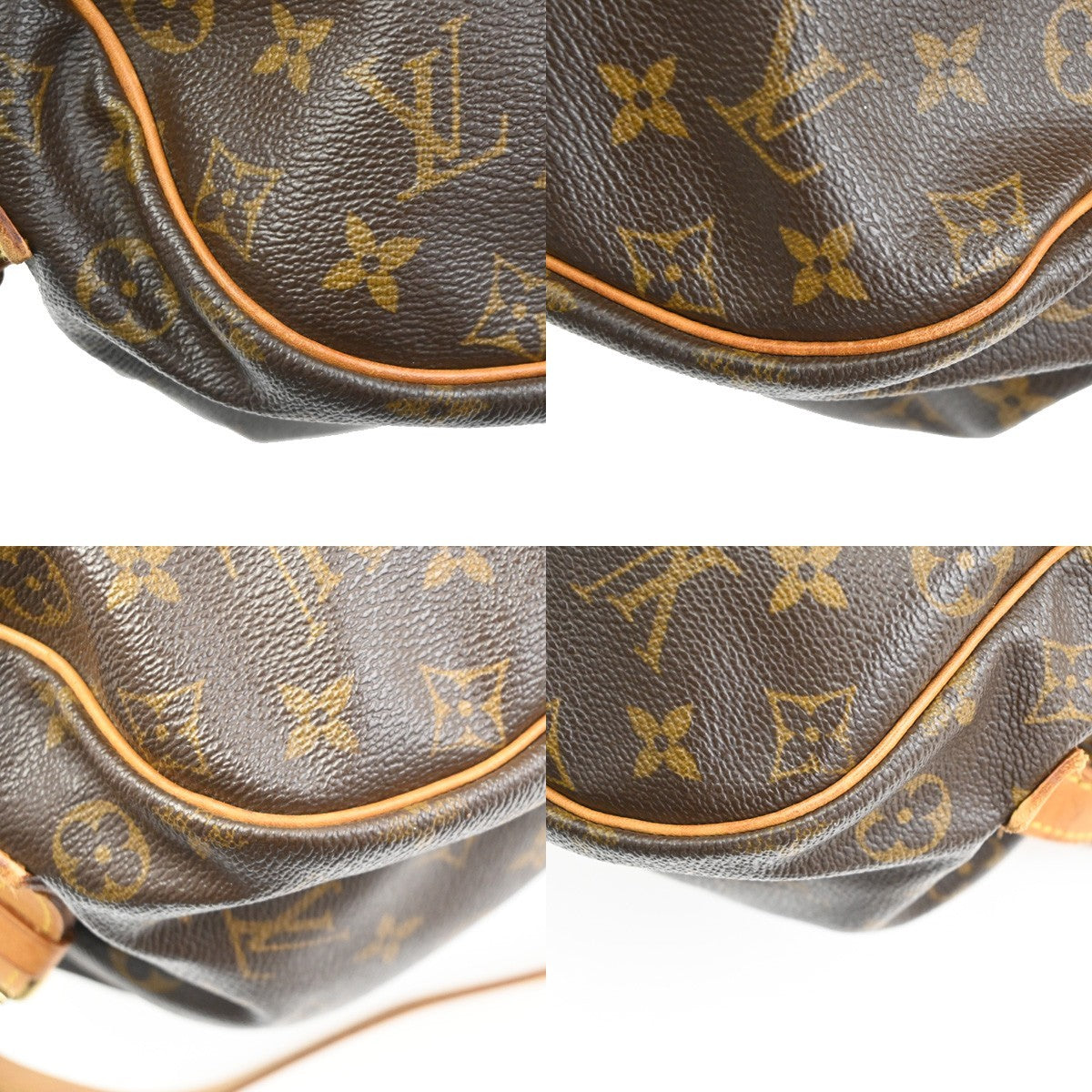 Louis Vuitton Saumur Monogram Canvas, Brown, Canvas, Handbag