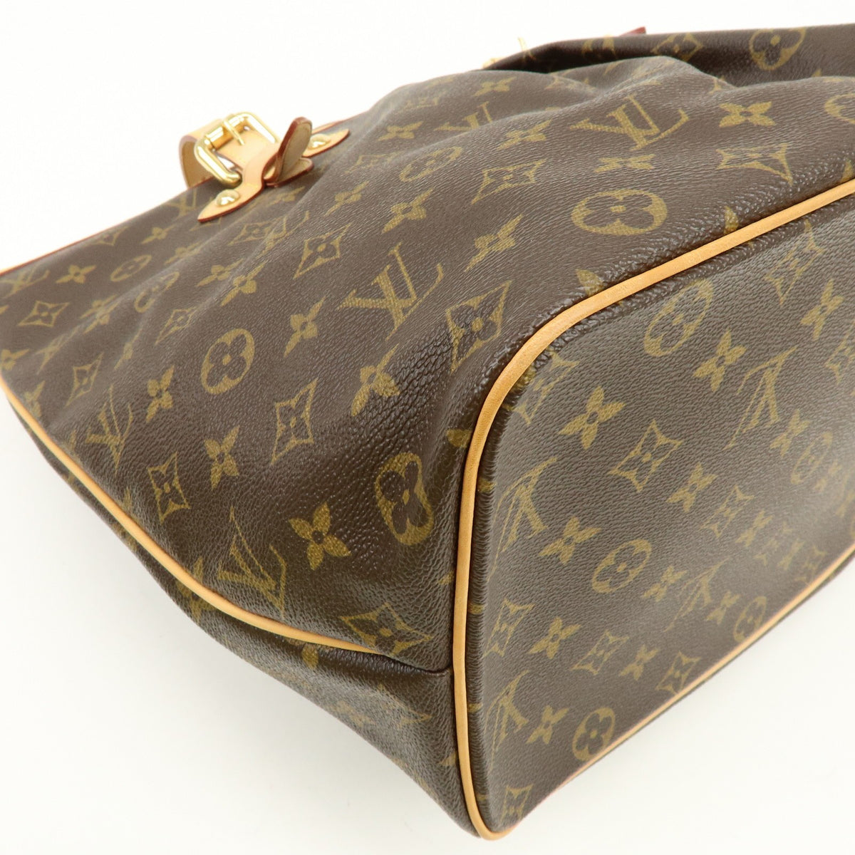 Louis Vuitton Palermo Monogram Canvas, Brown, Canvas, Handbag