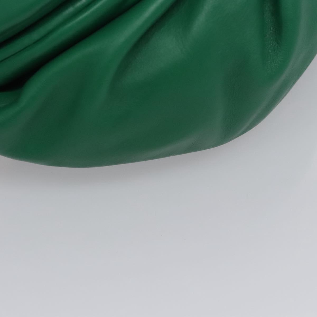 Bottega Veneta The Chain Pouch Leather, Green, Leather, Clutch