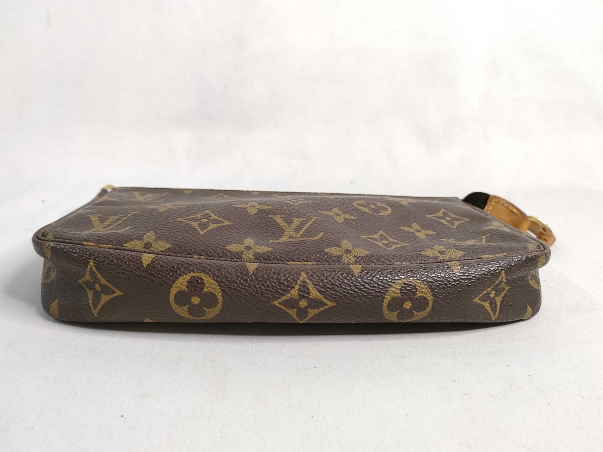 Louis Vuitton Randonnee Pochette Monogram Coated Canvas, Brown, Canvas, Handbag