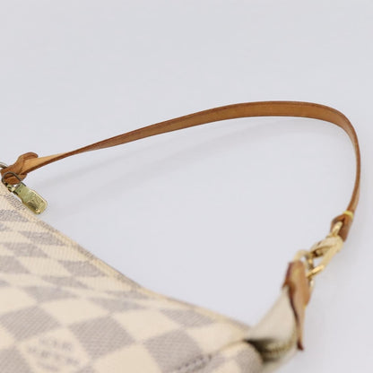 Louis Vuitton Pochette Accessoires NM Damier, White, Canvas, Clutch
