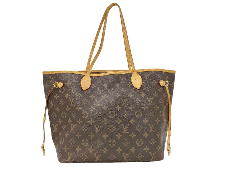 Louis Vuitton Neverfull Monogram, Brown, Canvas, Tote Bag