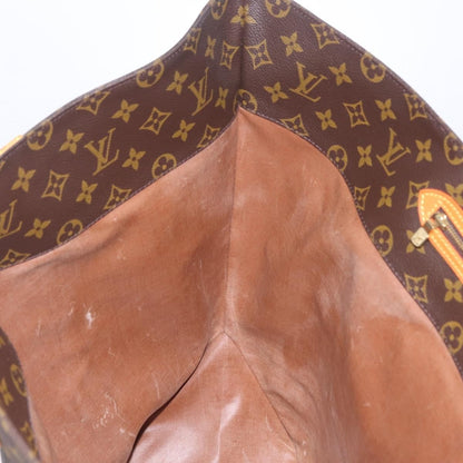 Louis Vuitton Shopping Sac Monogram Canvas, Brown, Canvas, Handbag