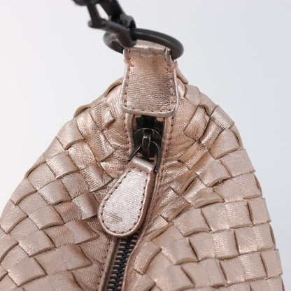 Bottega Veneta Zip Hobo Intrecciato Nappa, Pink, Leather, Shoulder Bag