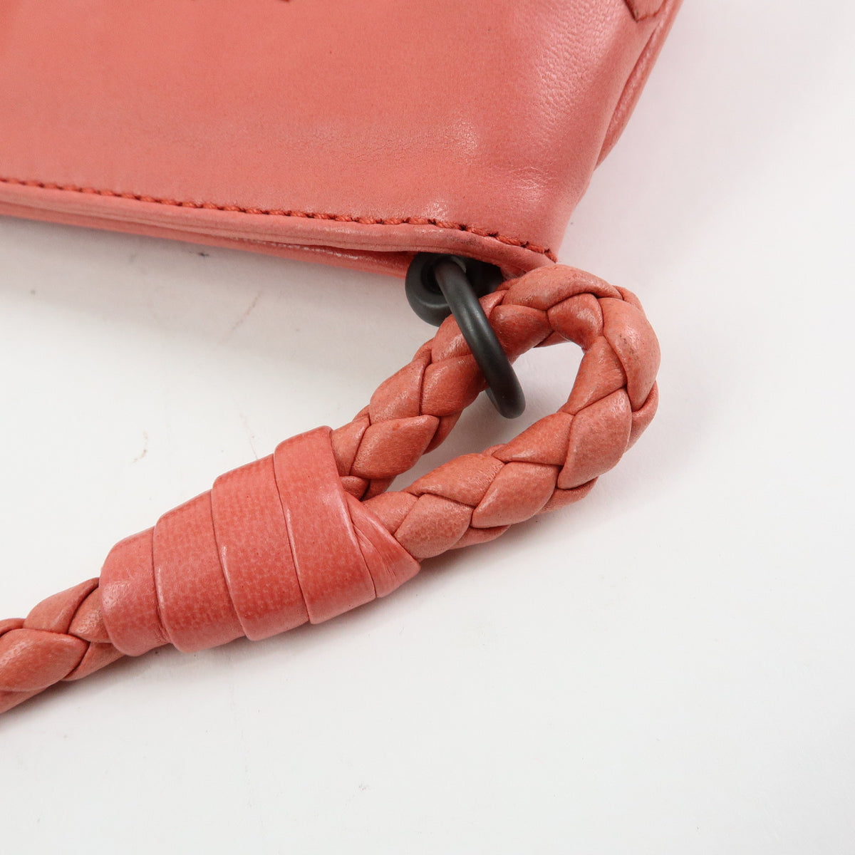Bottega Veneta Shoulder Intrecciato Nappa, Pink, Leather, Shoulder Bag