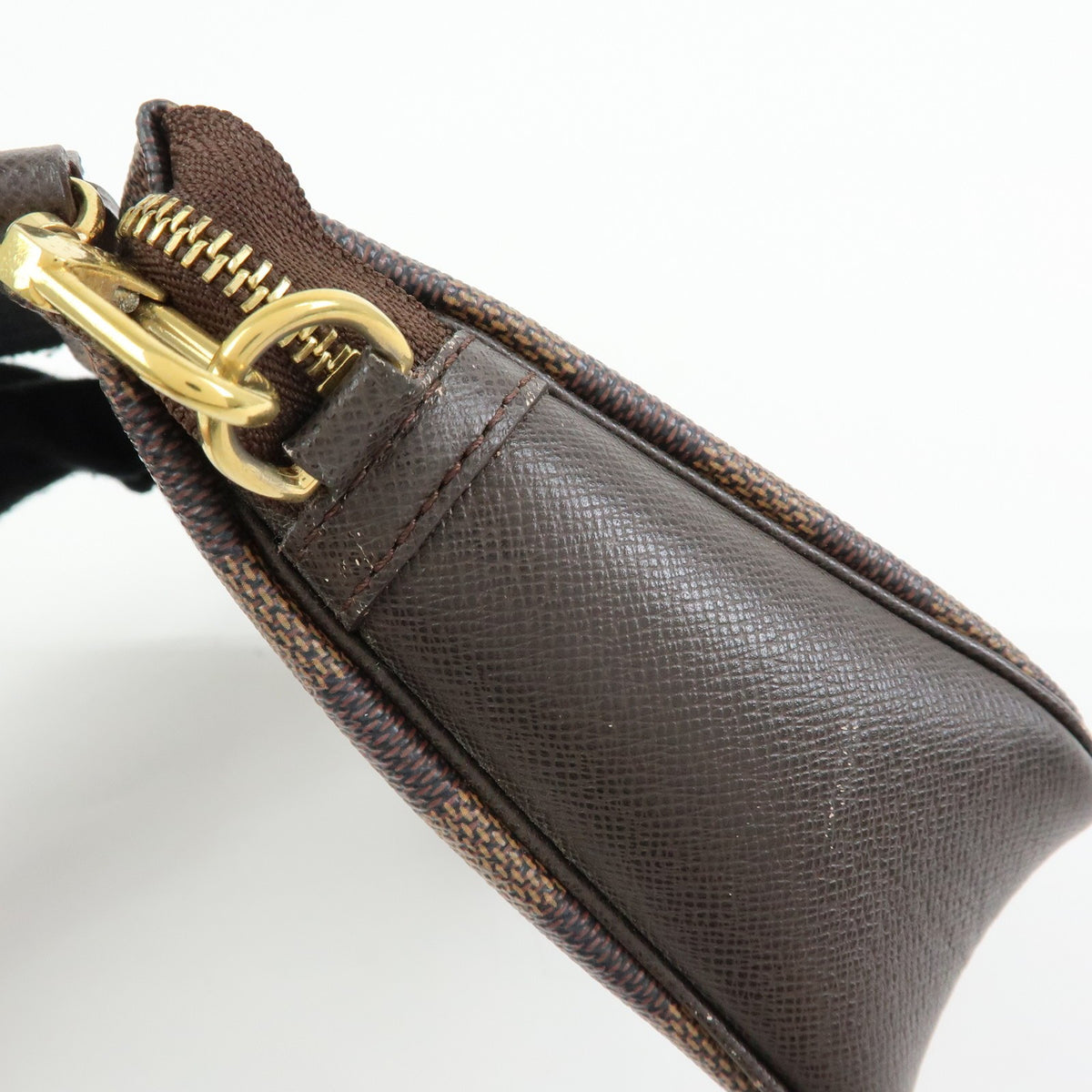 Louis Vuitton Trousse Make Up Damier, Brown, Canvas, Clutch