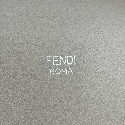 Fendi By The Way Satchel Calfskin, Beige, Leather, Handbag