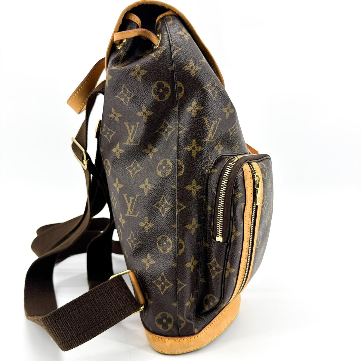 Louis Vuitton Bosphore Monogram Canvas, Brown, Canvas, Backpack