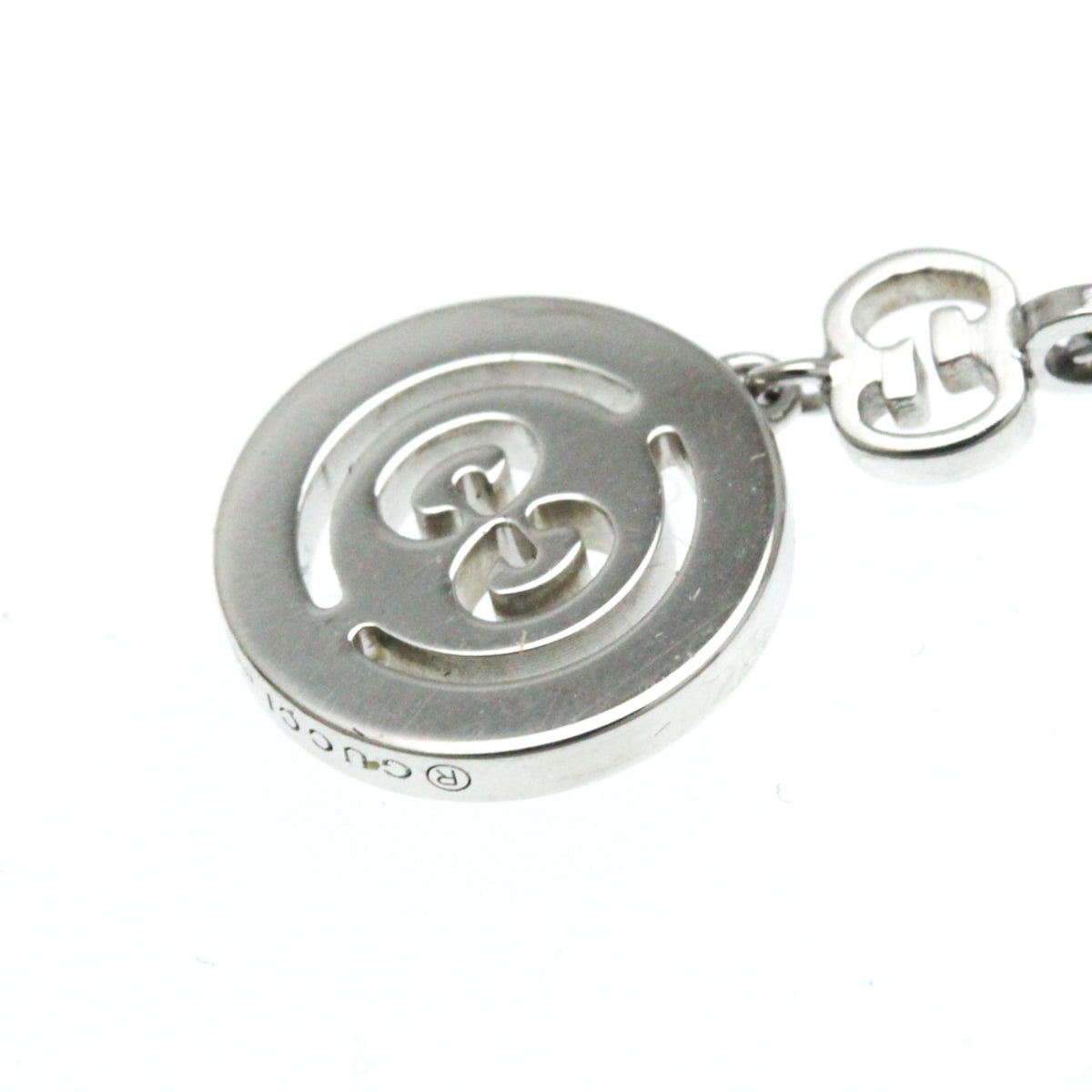 Gucci Icon Twirl 18K White Gold with Diamonds, Silver, White Gold, Necklace