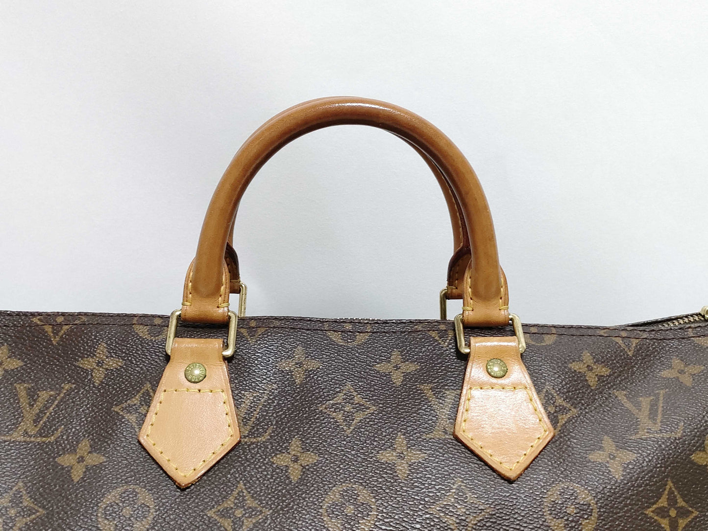 Louis Vuitton Speedy Handbag Monogram Canvas, Brown, Canvas, Handbag
