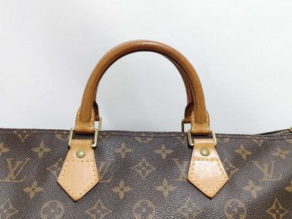 Louis Vuitton Speedy Handbag Monogram Canvas, Brown, Canvas, Handbag