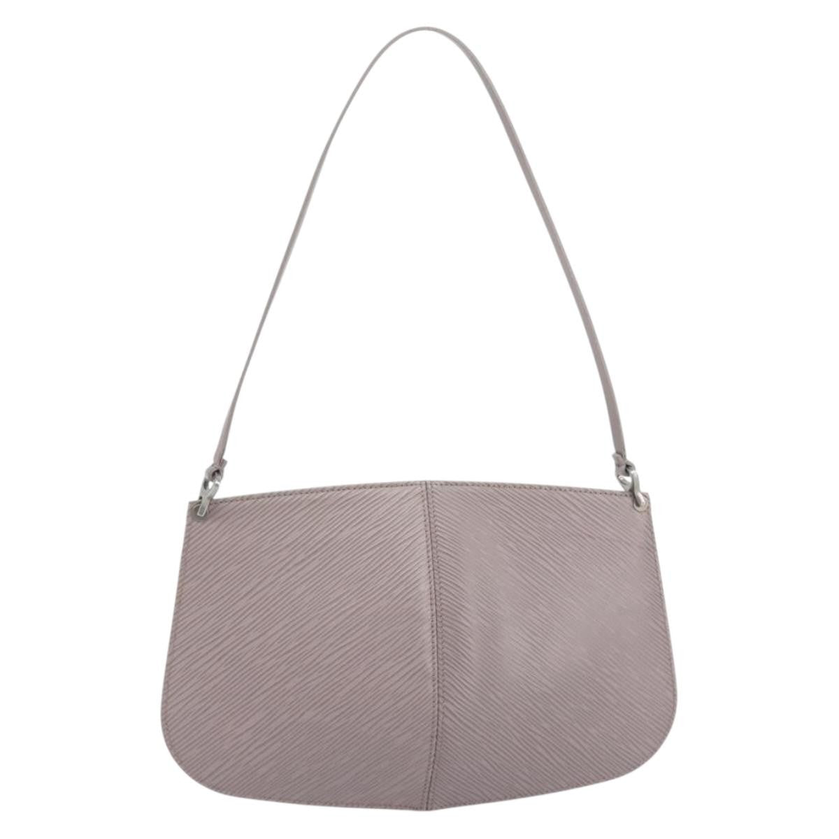 Louis Vuitton Demi Lune Pochette Epi Leather, Purple, Leather, Clutch